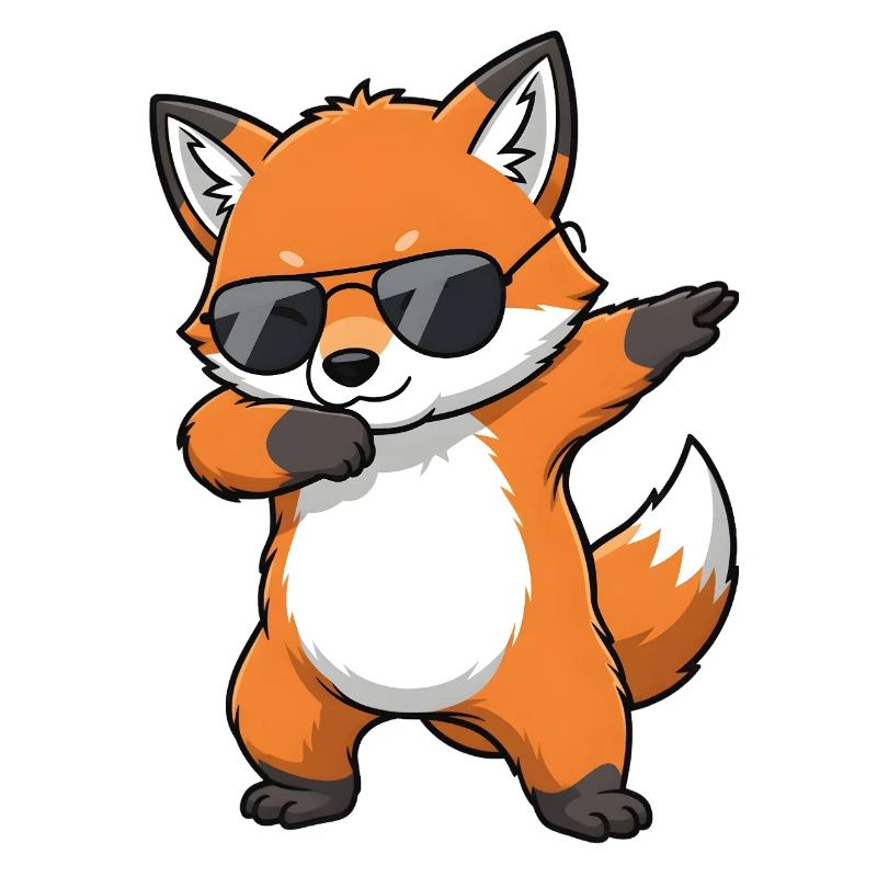 Dabbing Fox