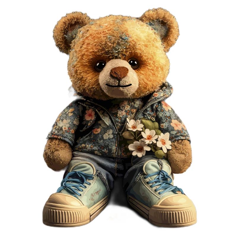 Cadeau Bear Half Man