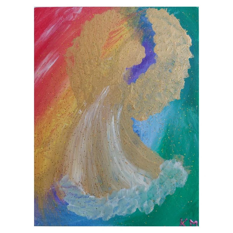 Regenbogenengel - Engel des Einklangs - Engelbild