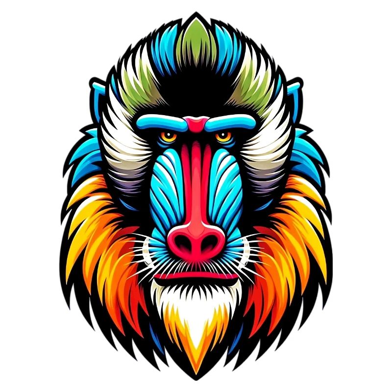 Mandrill monkey