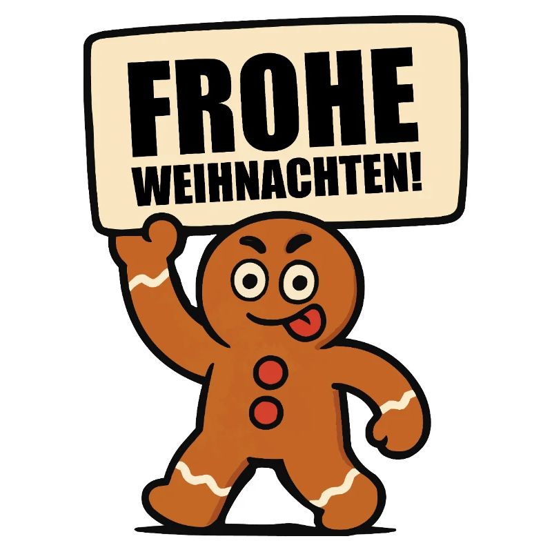 Gingerbread Man Merry Christmas