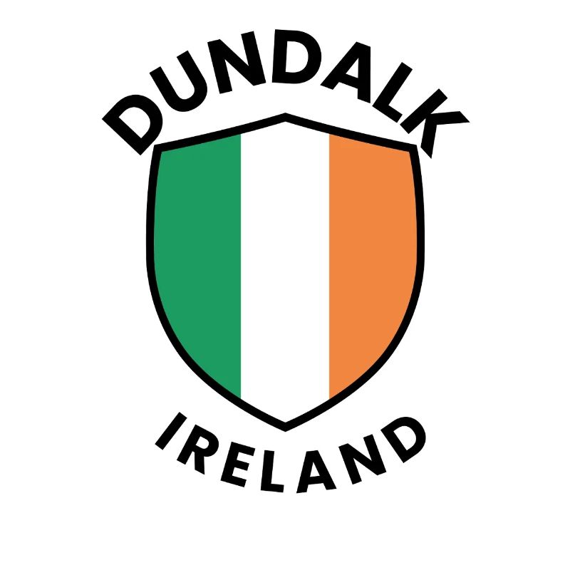 Dundalk Crest Ireland Flag