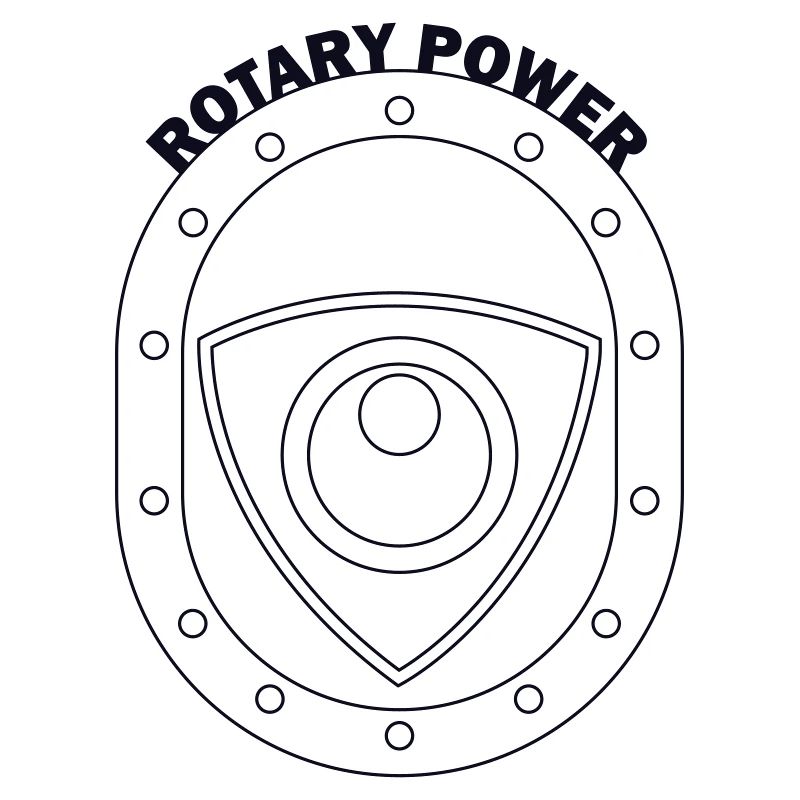 Rotary Power Shield Emblem