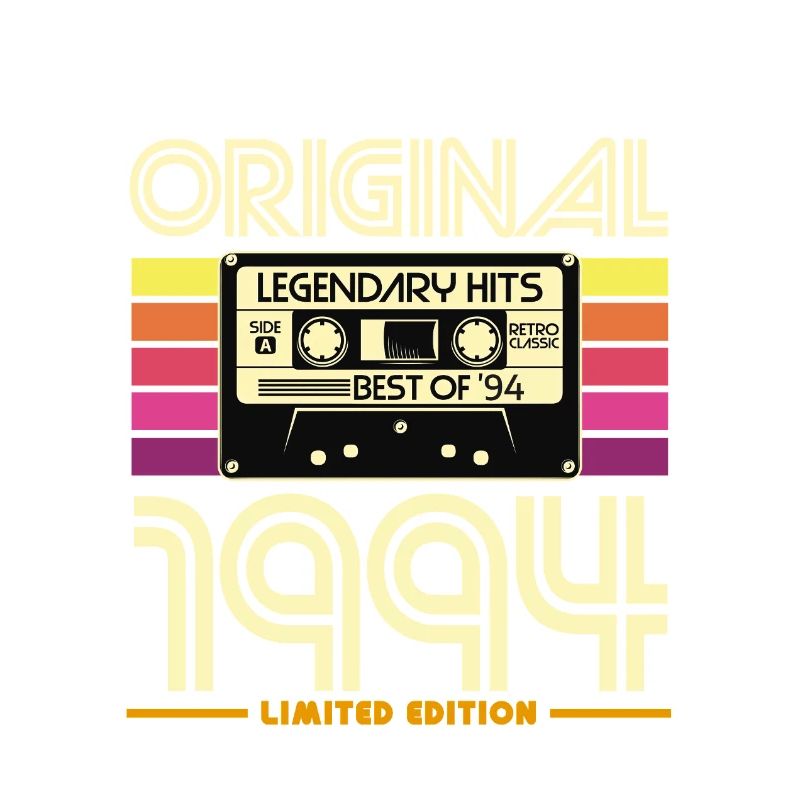 Original 1994 Cassette Retro Édition limitée