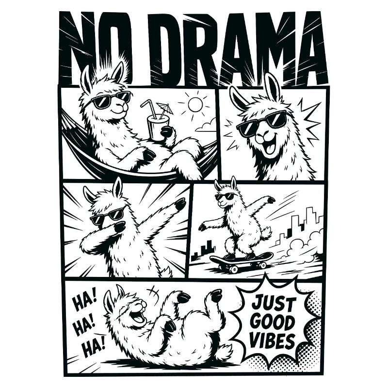 Pas de drame, juste des vibrations, Lama