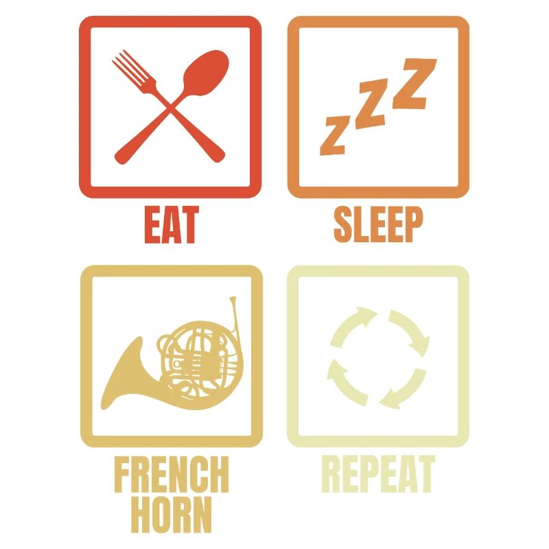 Mange Dorme, cor français, répéter