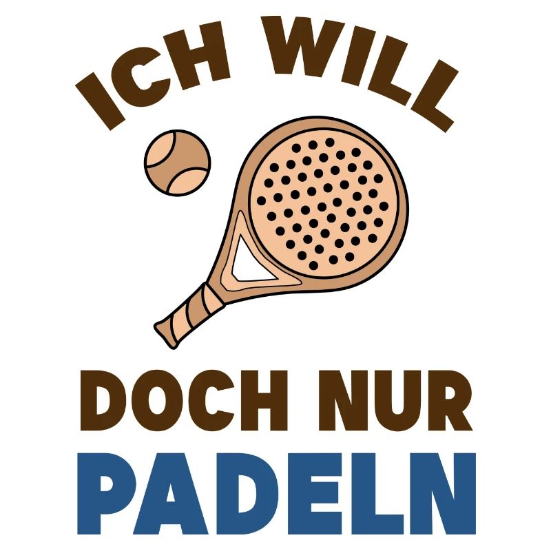 Freizeit Schläger Bälle Statement Padel Spieler
