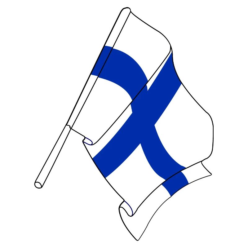 Drapeau de la Finlande