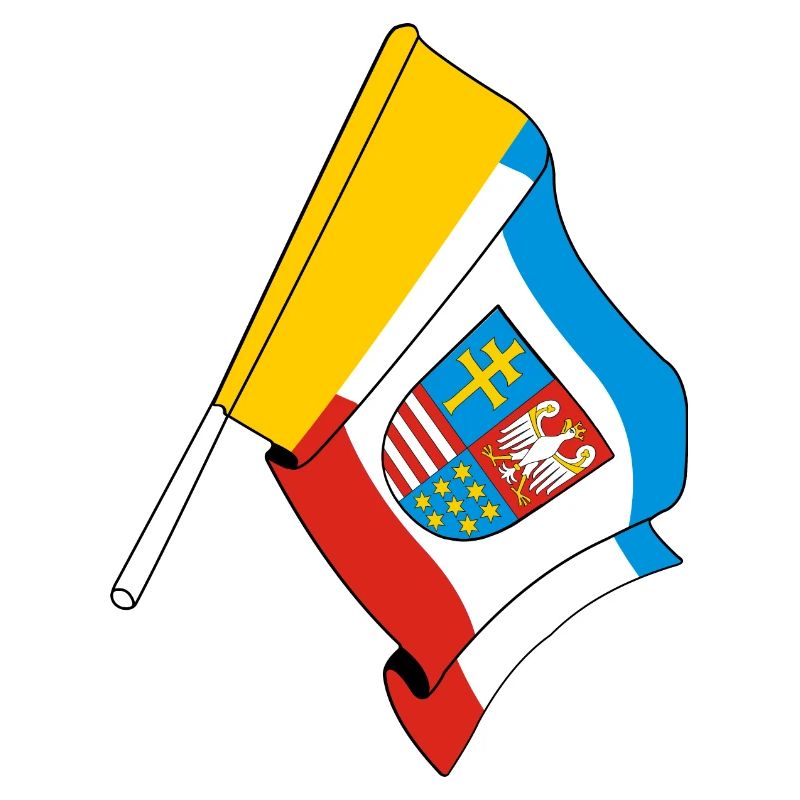 Drapeau Sainte-Croix Pologne