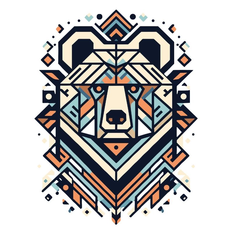 Abstrait Animal Bear 2