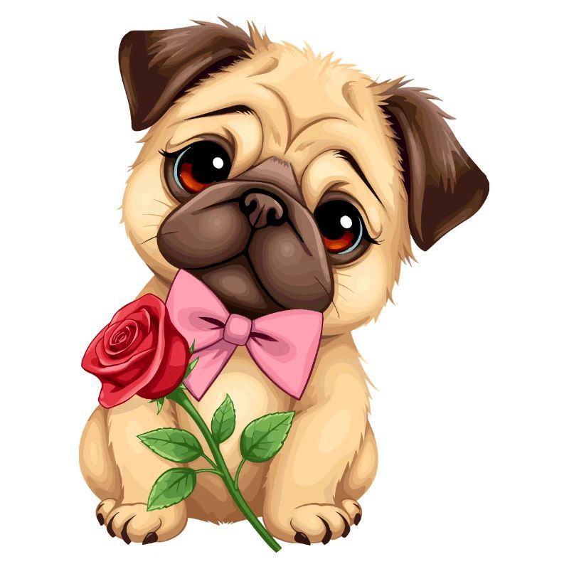 Mops Hund