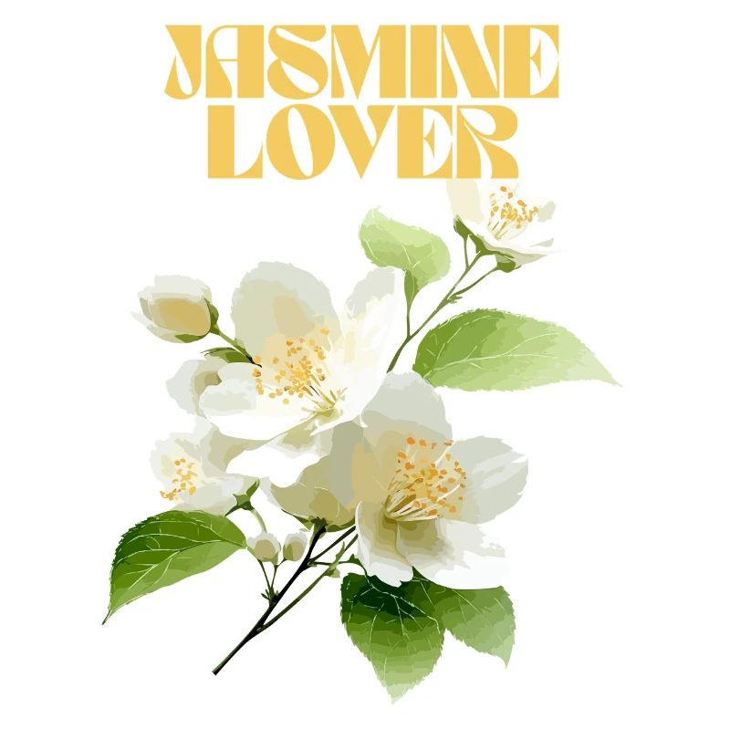 Design élégant de fleur de jasmin