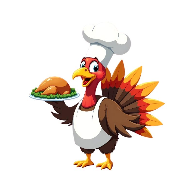 Cuisinier de dinde de Thanksgiving Thanksgiving