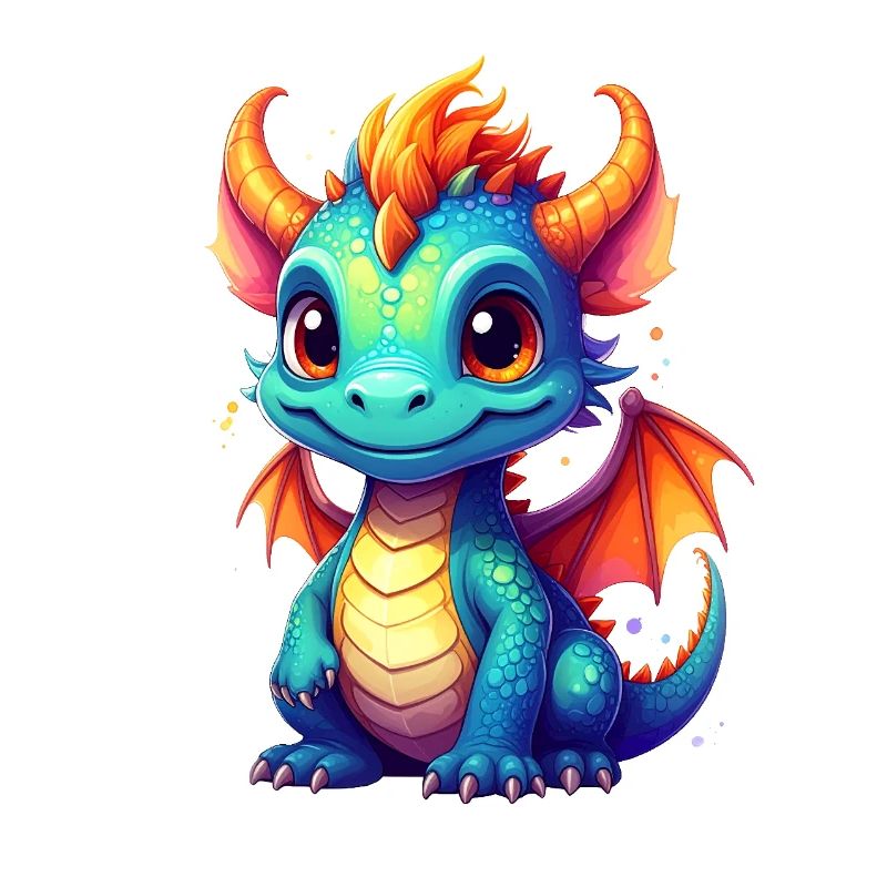 Niedlicher Drachen