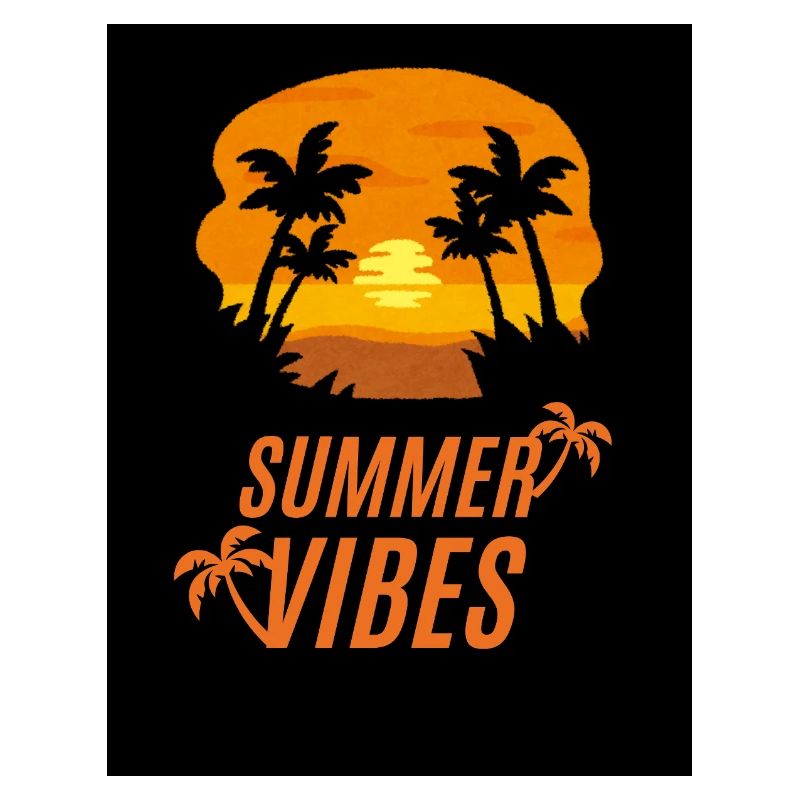 Summer Palm Trees Sunset