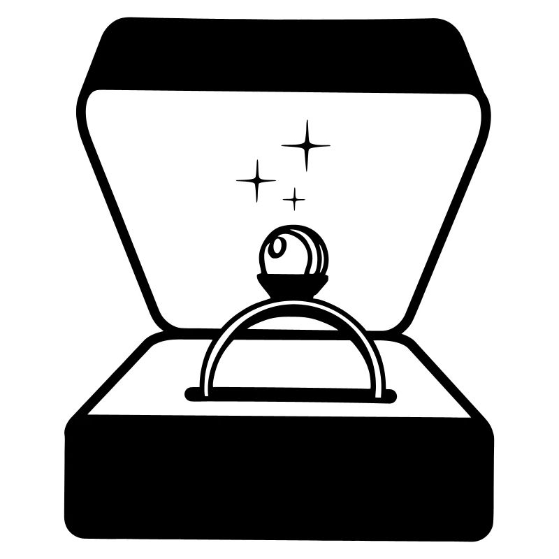 Ring mit Perle in Box