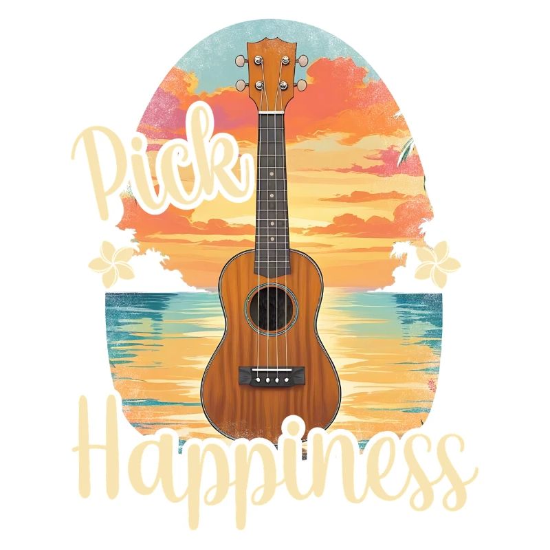 Pick Happiness! Ukulele Sunset