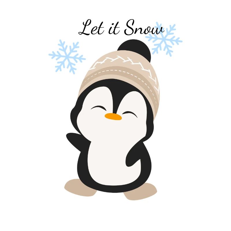 Cuddly Penguin Winter Magic