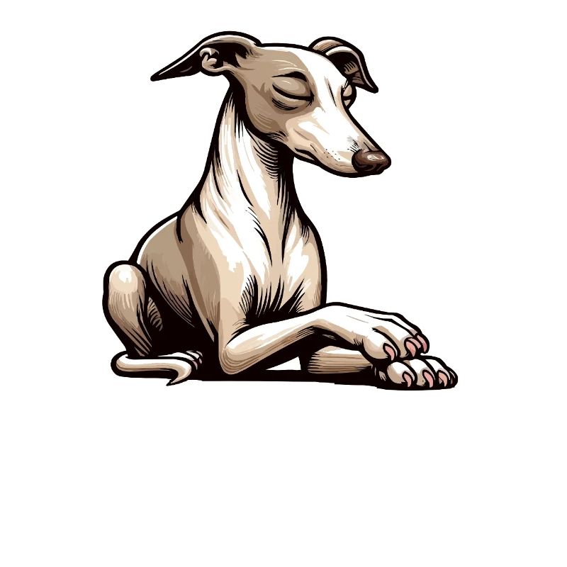 Sprich mit der Pfote Whippet Windhund Whippets 