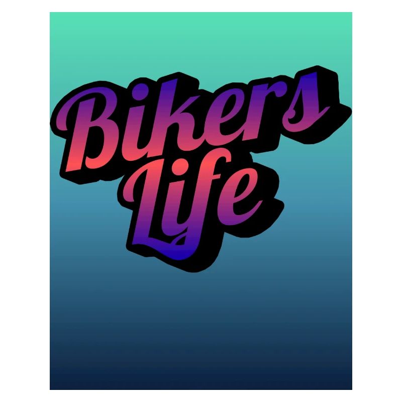 Biker Lebensgradient