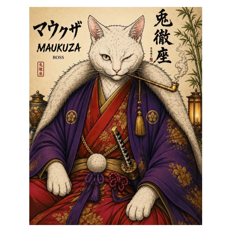 Maukuza Samurai Katze