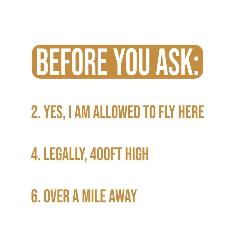 Drone Pilot FAQ Before you ask!