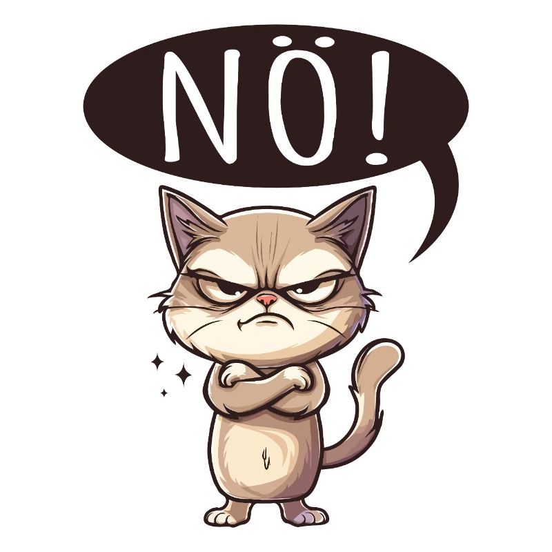 Quelque chose comme non - le chat dit non