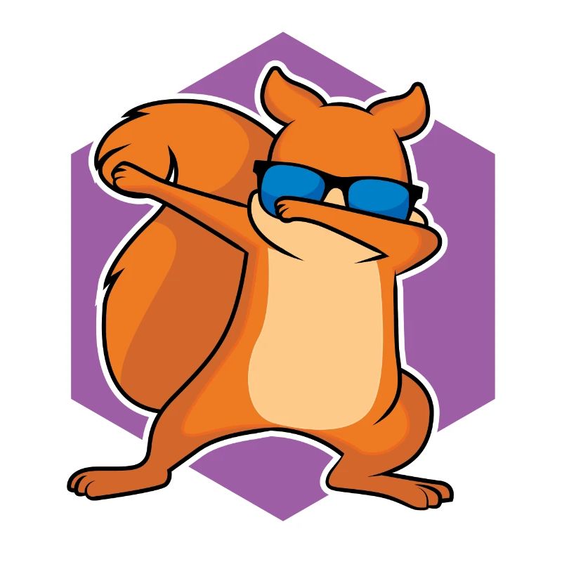 Dabbing Squirrel - Design