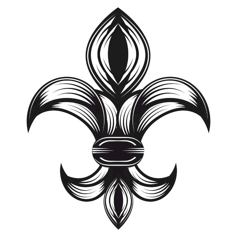 stylized iris - Fleur-de-Lys