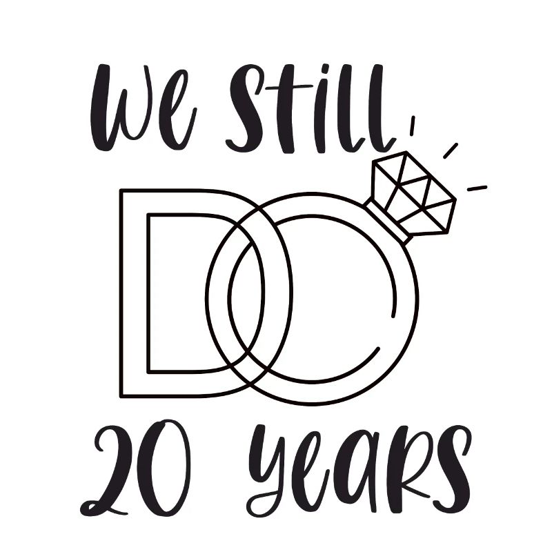 20th Wedding Anniversary Porcelain Wedding Gift
