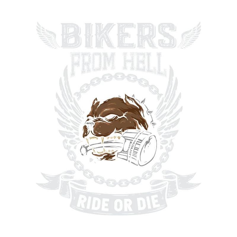 Hell biker with wings
