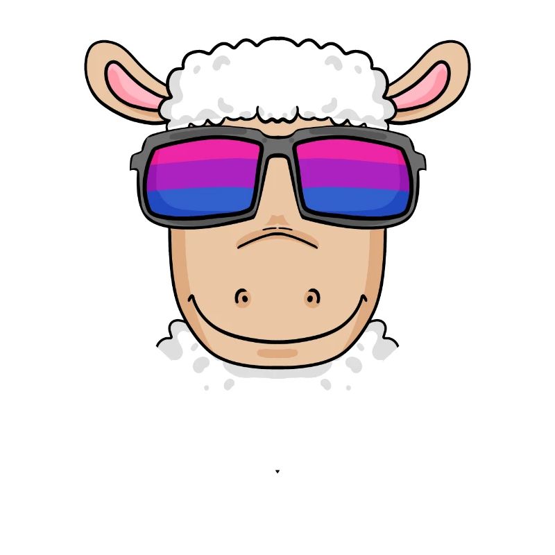 Bisexual sheep - sheep with glasses