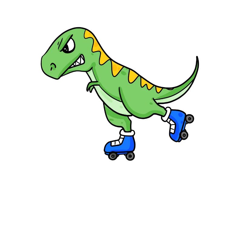 Dinosaur Skating