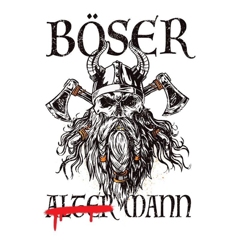 Böser Wikinger-Krieger Grafik