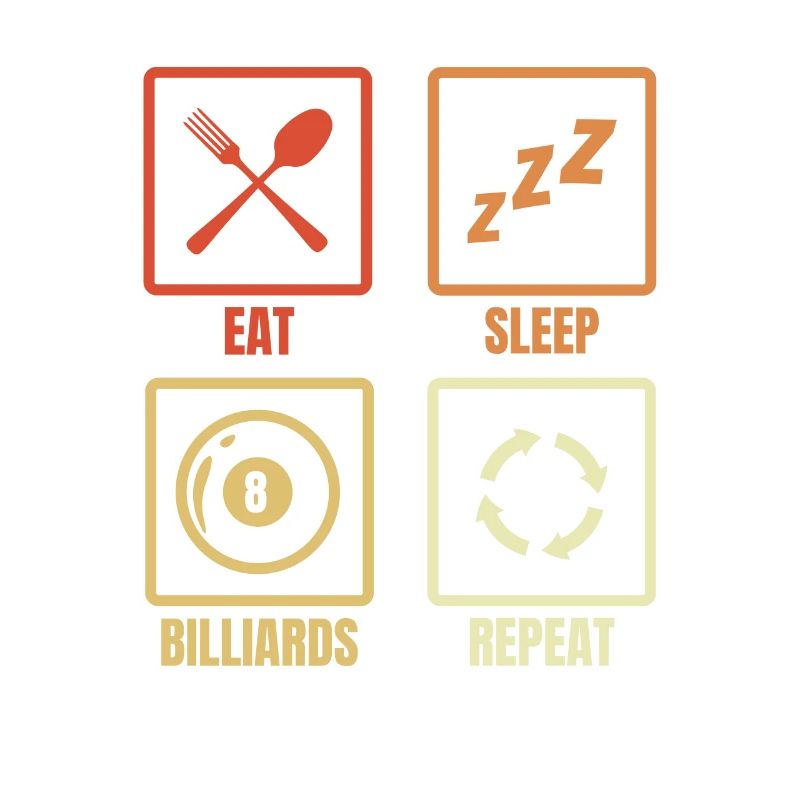 Billiard player routine