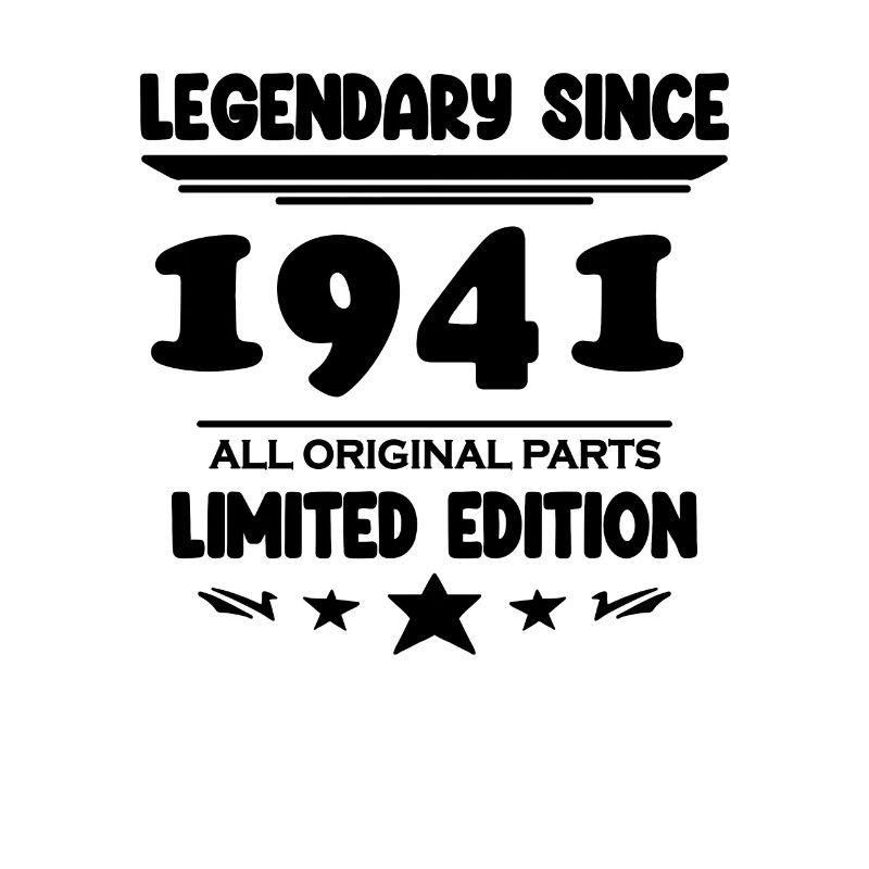 1941 - Né 1941 - Année de construction 1941