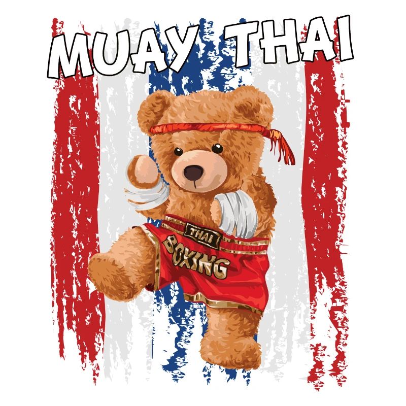 Muay Thai Bear Teddy Bear Gift