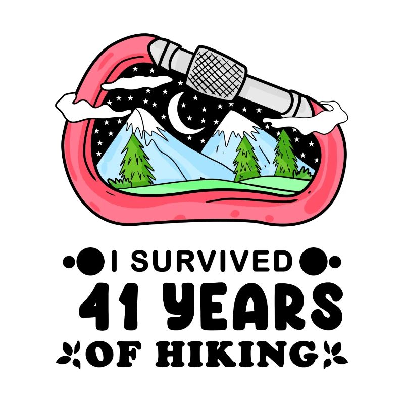 Berg Wanderer 41. Geburtstag 41 Jahre alt Geschenk