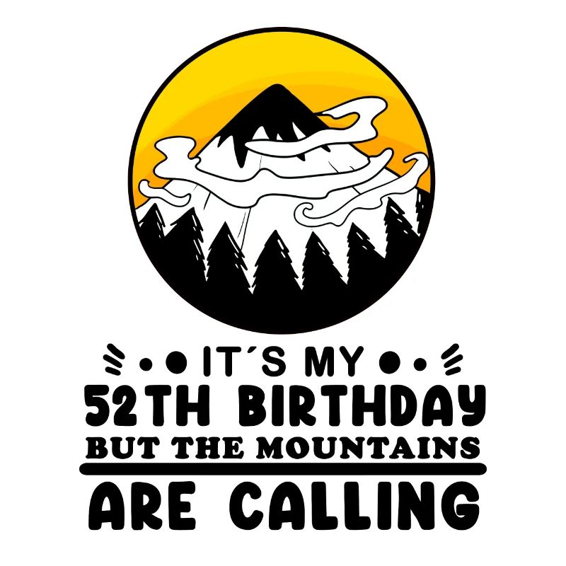 52e anniversaire Mountains Mountain Summit - 52 ans