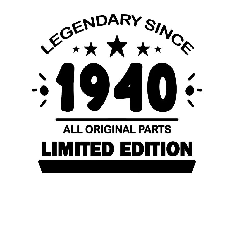 1940 - Né 1940 - Année de construction 1940