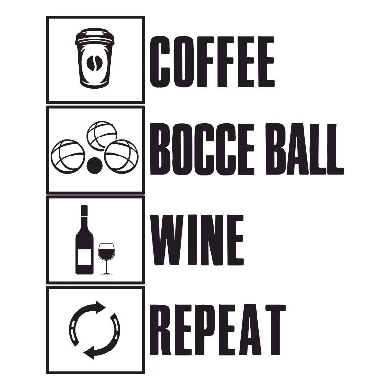 Bocce Saying Bocce Ball with Jack Bocci Game Bocce
