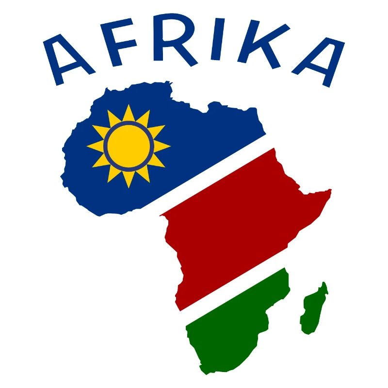 Namibia Map of Africa