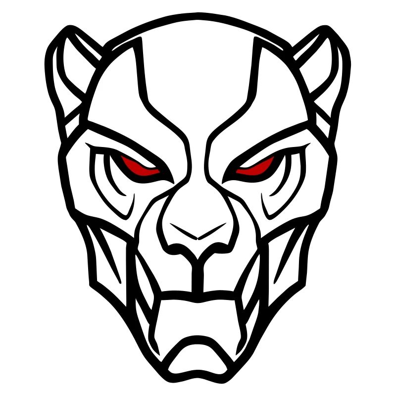 Vector Löwenkopf Design