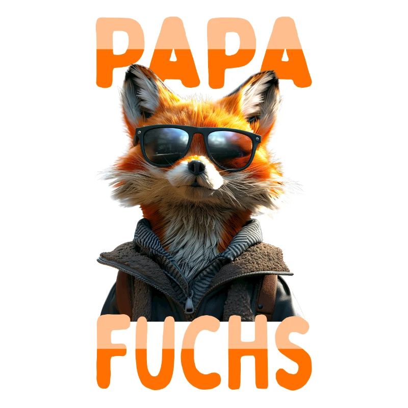 Dad Fox Daddy Dad Father Foxes Father's Day Fox
