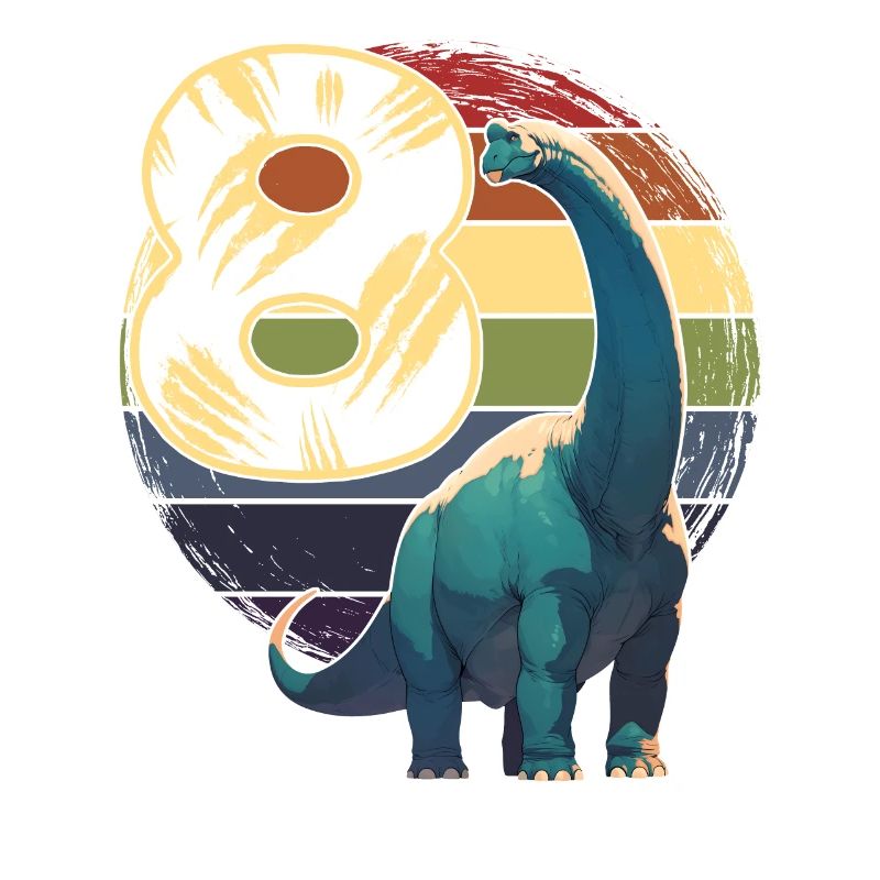 Brachiosaure 8 ans 8e anniversaire