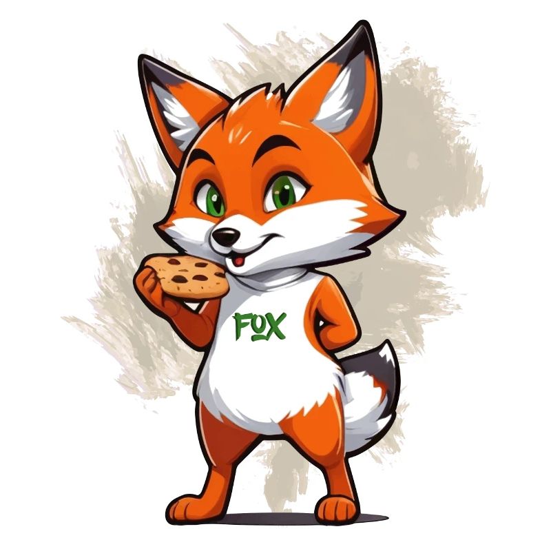 Fox with biscuits