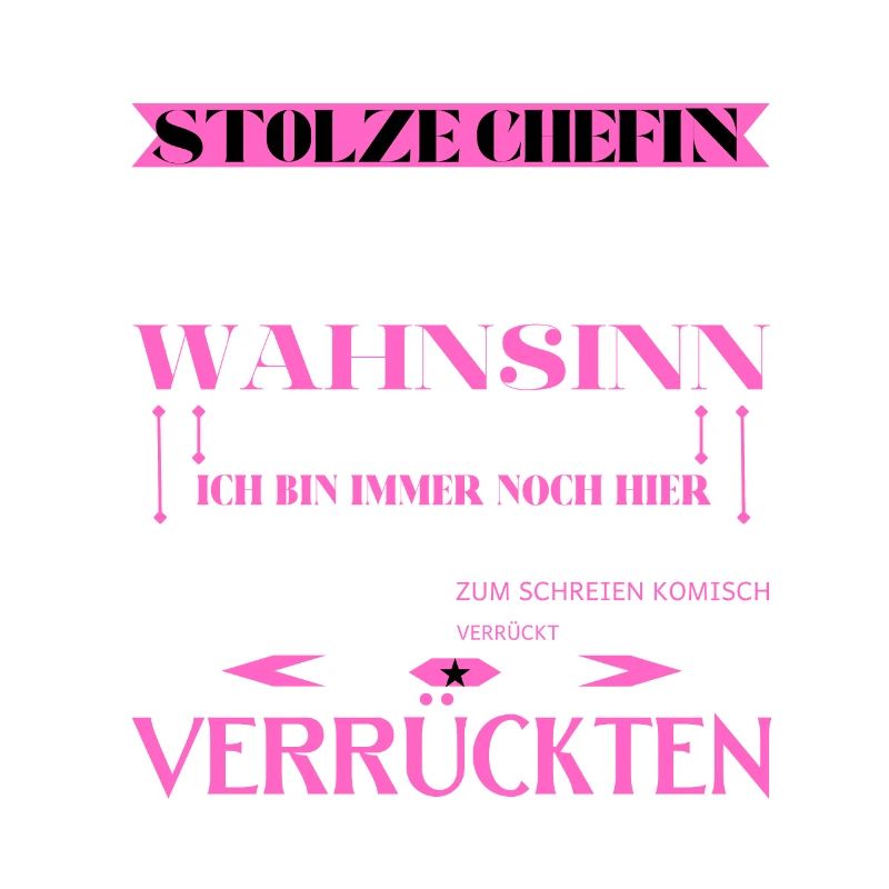 Ich bin eine stolze Chefin von einer Truppe