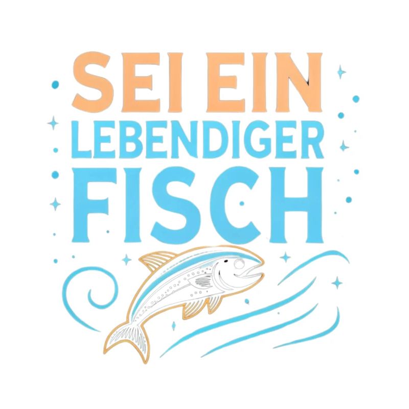 Sei ein lebendiger Fisch