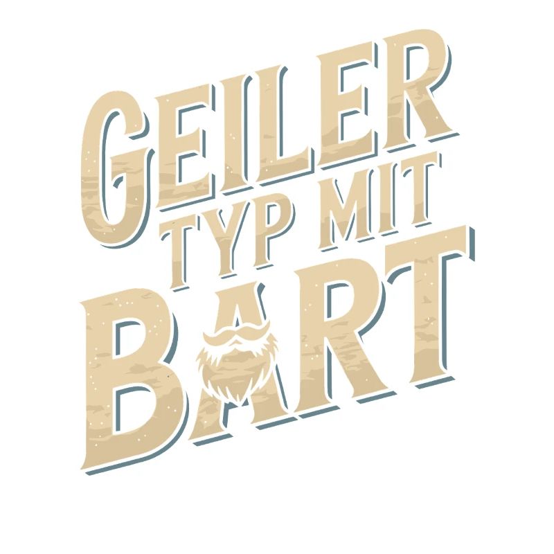 Geiler Typ Mit Bart Bartträger Barbier Vollbart