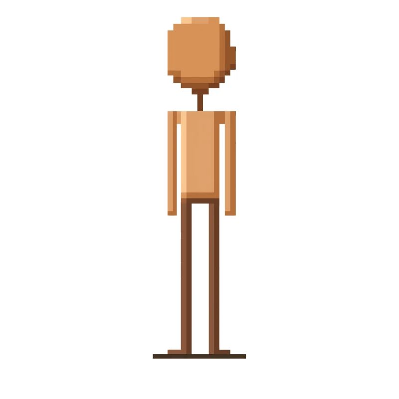 High Resolution Ironic Pixel Art Fun Design